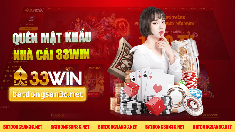 Quên mật khẩu nhà cái 33Win - Cách Khôi Phục Đơn Giản và Nhanh Chóng